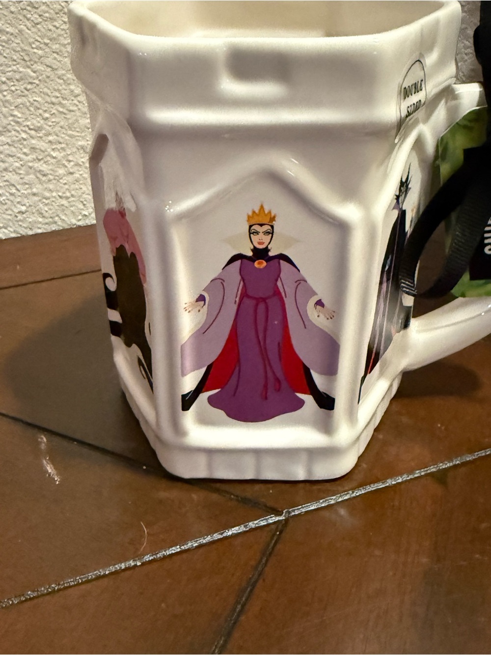 Rae Dunn x Disney White 'Queens of Mean' Ceramic Mug with Colorful Villain Art - Picture 5 of 9